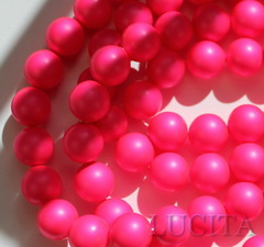 5810 Хрустальный жемчуг Сваровски Crystal Neon Pink круглый 10 мм