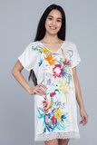 Цветочная сорочка с коротким рукавом Le Chat