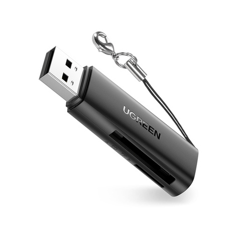 Картридер UGREEN USB 3.0 Multifunction Card Reader, черный CM264