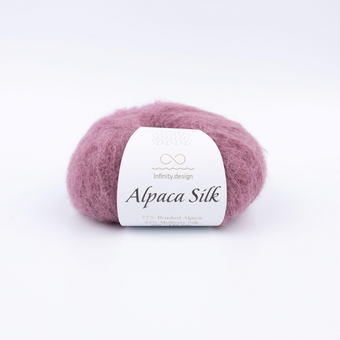 Пряжа Infinity Alpaca Silk 4331 увядшая роза