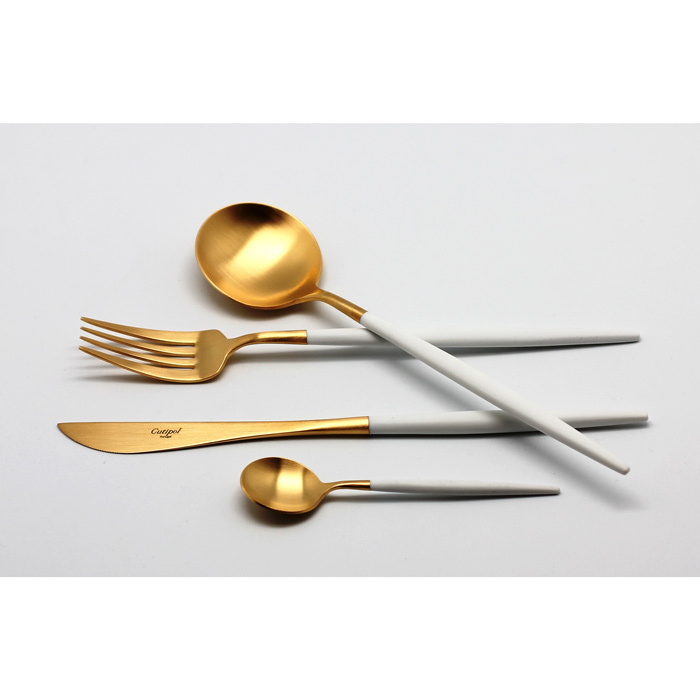 Набор столовых приборов Cutipol Goa White Gold 24пр матовый GO.006.WGB, арт. GO.006.WGB - фото 1