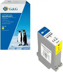 Картридж струйный G&G GG-PFI107Y желтый (130мл) для Canon imageProGRAF iPF670/680/685/770/780/785