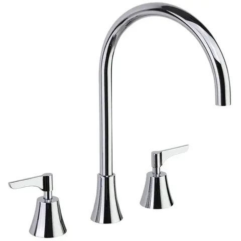Ramon Soler 914202ML Смеситель для раковины на 3 отверстия хром