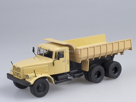 KRAZ-256 B1 Tipper beige 1:43 AutoHistory