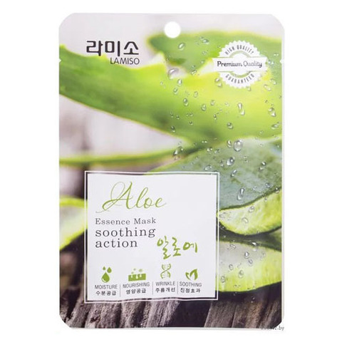 La Miso Aloe Essence Mask Sheet - Маска-салфетка с экстрактом алоэ