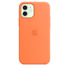 iPhone 12 Pro Max Silicone Case with MagSafe Kumquat