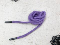 Шнур, ш. 5 мм, L 126 см, сирень