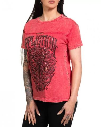 Affliction | Футболка женская SOLUTION AW25995 слева