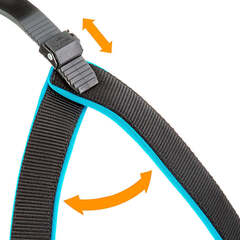 Ferplast шлейка AGILA FLUO 3 синяя