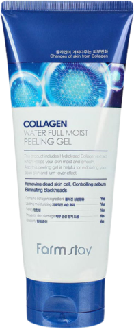 Farmstay Collagen water full moist Peeling Gel Гель коллагеновый отшелушивающий