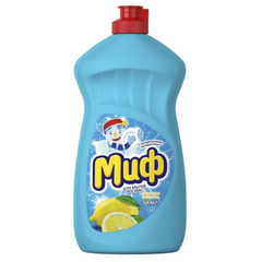 Средство для мытья посуды Миф Лимонная свежесть 500мл
