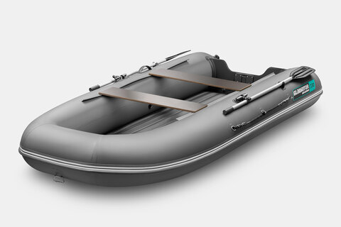 Надувная лодка GLADIATOR E330S тёмно-серый