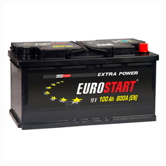 Аккумулятор EUROSTART Extra Power (100Ah, 800A, R+) EU1000