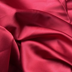 Красный атласный шелк с эластаном
