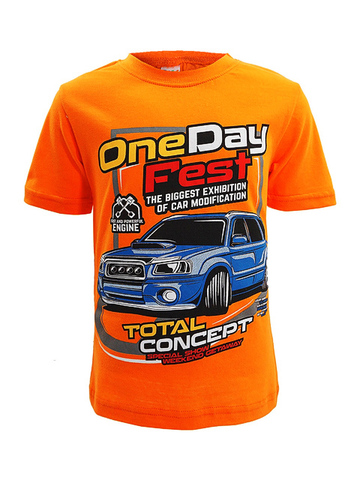 D002-41 футболка для мальчиков, оранжевая