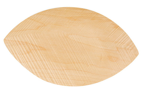 Поднос сервировочный 33х19.5см Legnoart Leaf клен