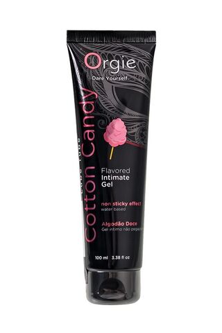 Интимный гель на водной осное Lube Tube Cotton Candy со вкусом сахарной ваты - 100 мл. - ORGIE 21135