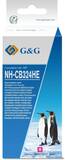 Совместимый струйный картридж G&G NH-CB324HE для HP Photosmart B8553, C5324, C5370, C5373, C5380, C5383, 14.2 мл, пурпурный