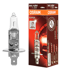 Автолампа 12V H1 55W Osram Super +30%