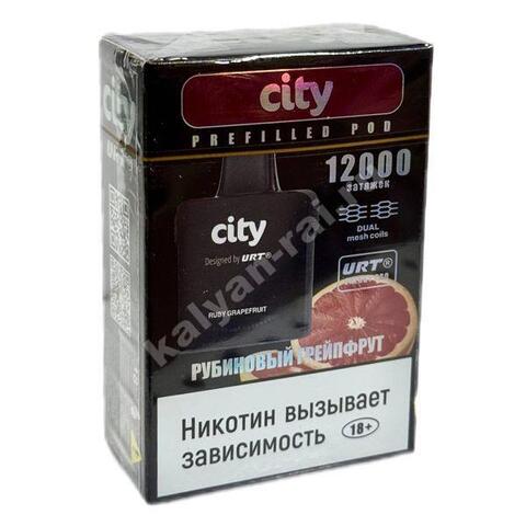 Картридж City Energy Pro URT - Рубиновый Грейпфрут 12000 затяжек