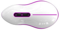 Бело-розовый вибростимулятор Mouse - 