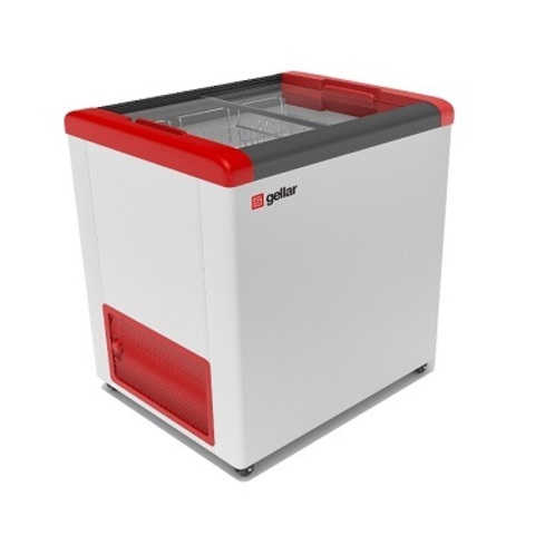 Морозильный ларь FROSTOR GELLAR  FG 250 С (240л,2 корзины, колеса, R134a),  прямое стекло