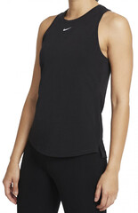 Топ теннисный Nike Dri-FIT One Luxe Women's Standard Fit Tank - black/reflective silver