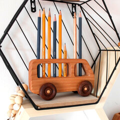 Карандашница "Автобус" Леснушки