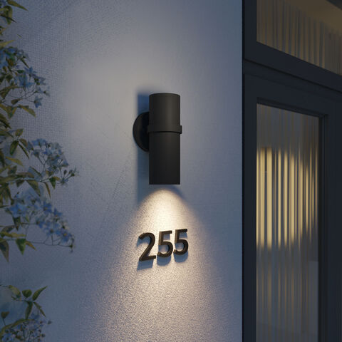 Уличный настенный светильник Grin 35000/D черный
