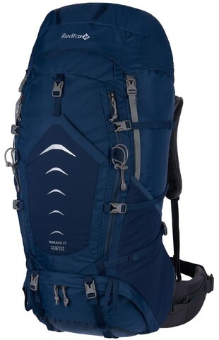 Картинка рюкзак туристический Redfox makalu 65 v5 9100/т.синий - 1
