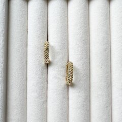 Швензы конго 17 мм, позолота, Ш309