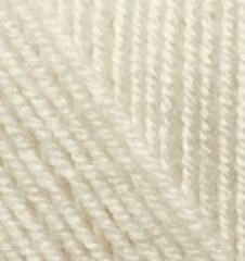 ALIZE "SUPERLANA MIDI", 25% Шерсть, 75% Акрил, 100 гр, 170 м, 599 слоновая кость