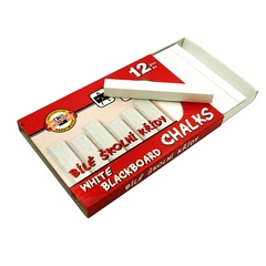 Мел школьный KOH-I-NOOR белый прямоугольный, 12шт