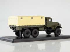 KRAZ-214 flatbed truck with awning khaki-beige 1:43 Start Scale Models (SSM)