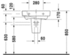 Раковина Duravit Starck 2 2323550030