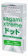 Презервативы Sagami Xtreme Type-E с точками - 10 шт. - 