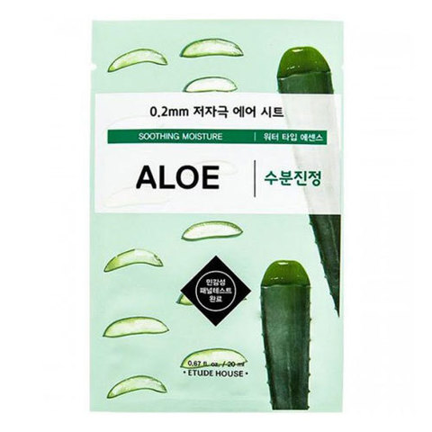 Etude House Therapy Air Mask Aloe - Маска тканевая с экстрактом алоэ 0.2