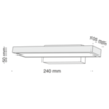 Бра Technical Everett C815WL-L6W4K