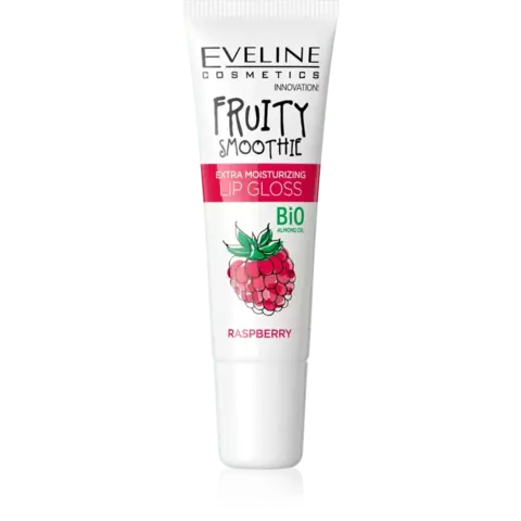 EVELINE FRUITY SMOOTHIE Экстраувлажняющий блеск для губ RASPBERRY 12мл