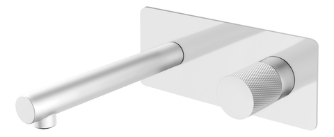 Boheme Stick 125-WCR.2 Смеситель для раковины встраиваемый, цвет: белый, хром
