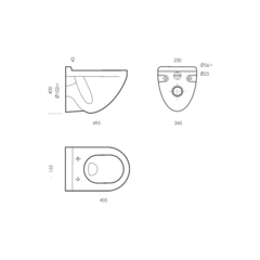 Унитаз подвесной 