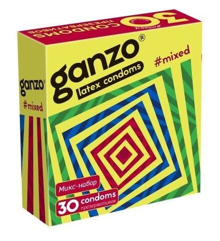 Микс-набор из 30 презервативов Ganzo Mixed - Ganzo Ganzo Mixed №30
