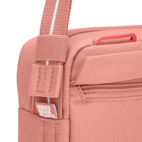 Картинка сумка городская Pacsafe GO Crossbody розовый - 12