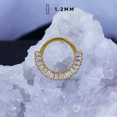 Кликер Syrma Crystal PVD Yellow 1.2мм