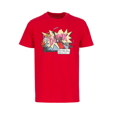Футболка Jordan Jdb Air Comics Dunk Ss GYM RED