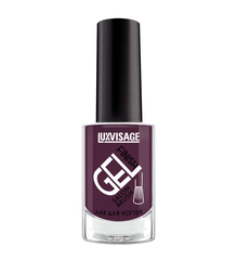 LuxVisage Лак для ногтей GEL finish тон  3 чёрный виноград  9мл