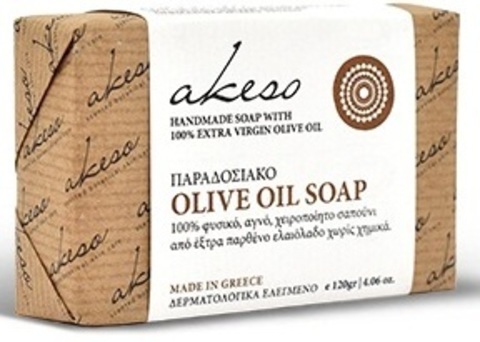 Мыло Akeso оливковое традиционное 120 гр