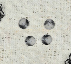 Пуговицы, d 1,8 см, серый