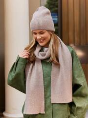 Комплект шапка и шарф модель 010