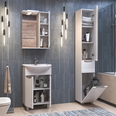 Шкаф навесной с зеркалом Callao 500 (правый) со спотом